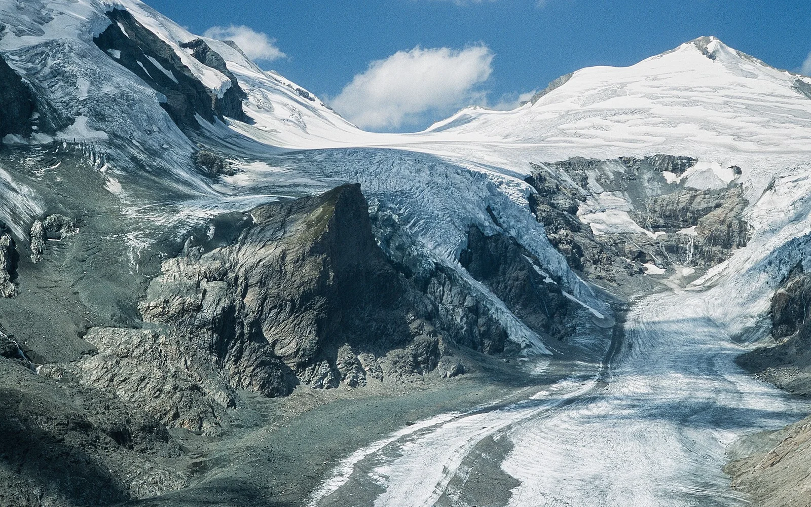Grossglockner and the Pasterze glacier in Hohe Tauern