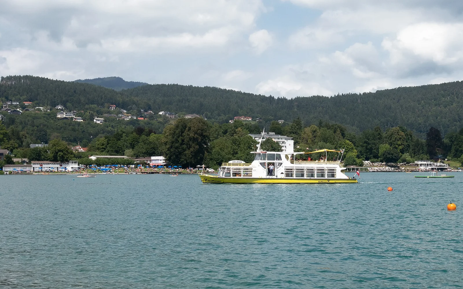 Velden waterfront on Lake Wörthersee