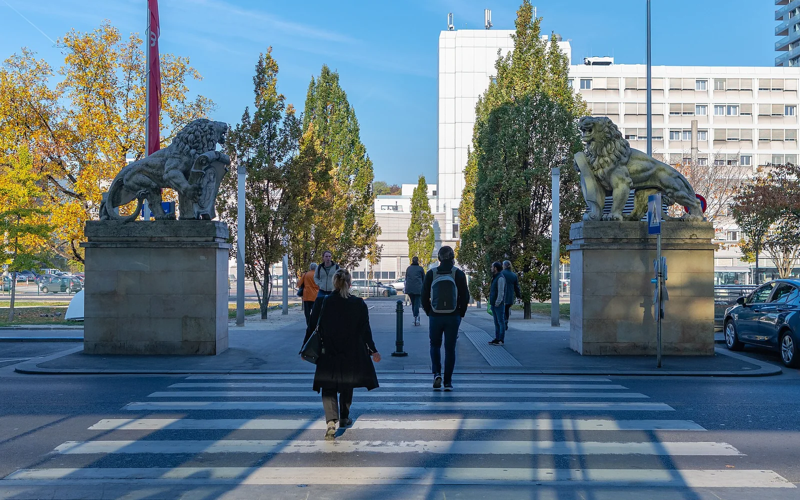 Linz city centre beside the Danube