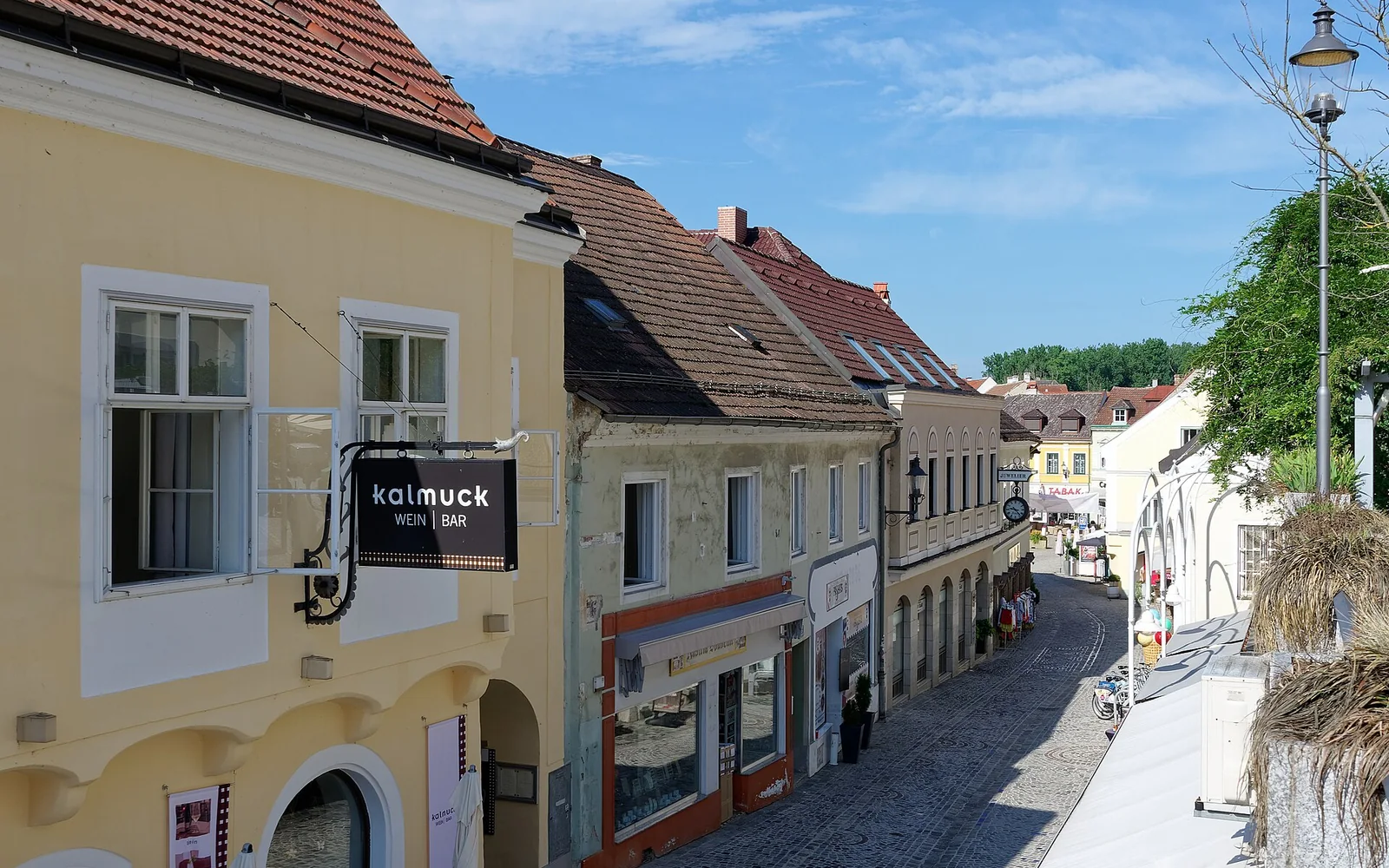 Historic centre of Melk below the abbey