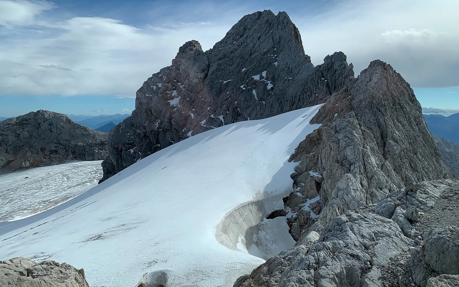 High mountain landscape on the Dachstein