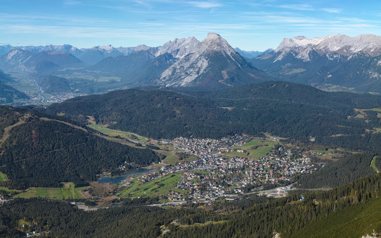 Seefeld in Tirol on its high plateau
