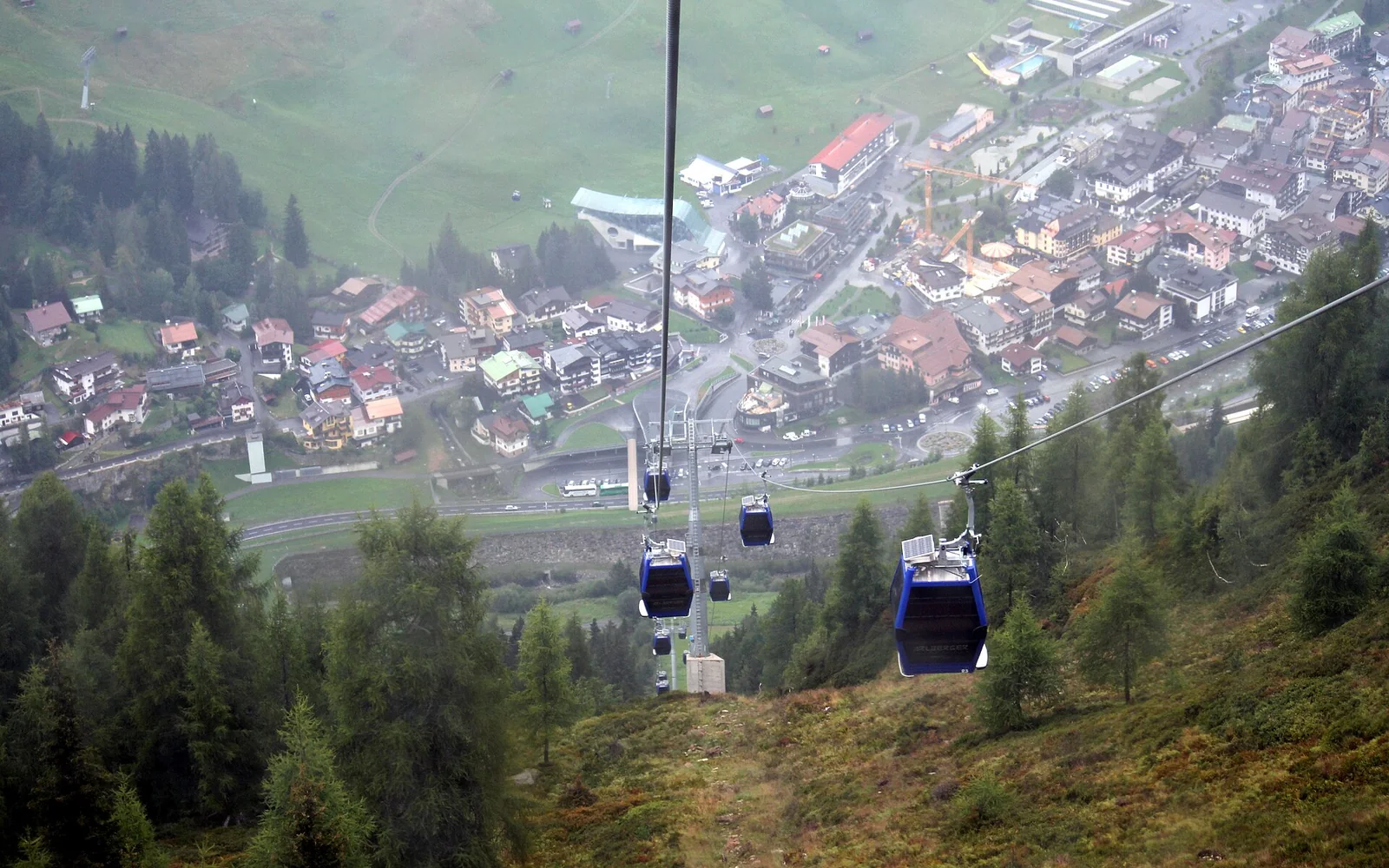 St Anton am Arlberg beneath the Tyrolean Alps