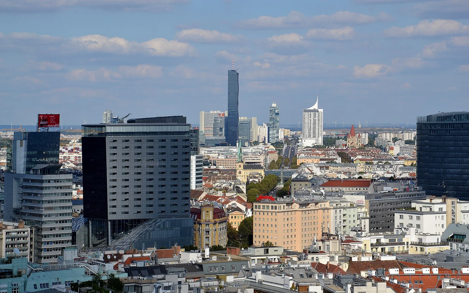Central Vienna seen from St Stephen's Cathedral