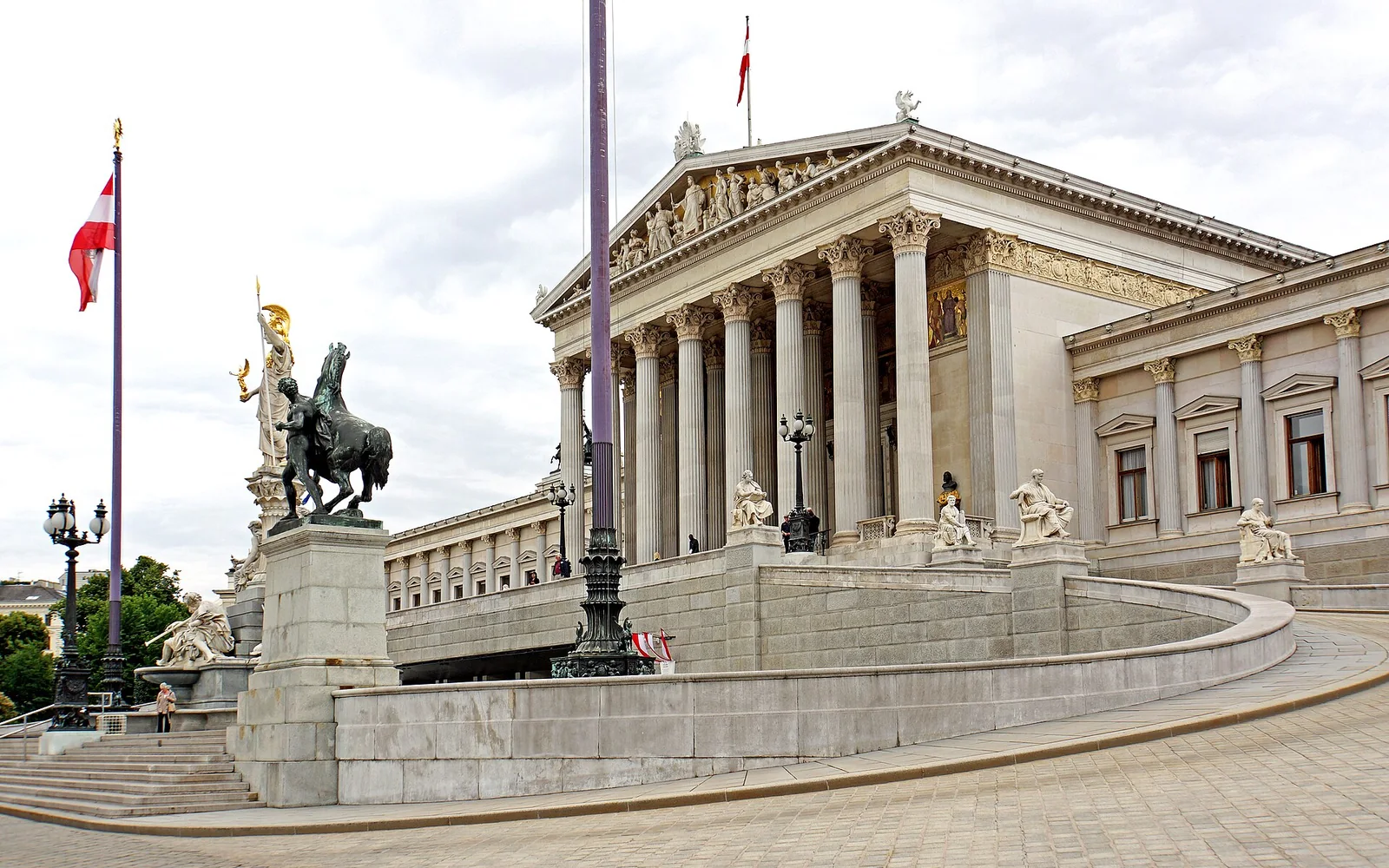 Historic buildings along Vienna's Ringstrasse