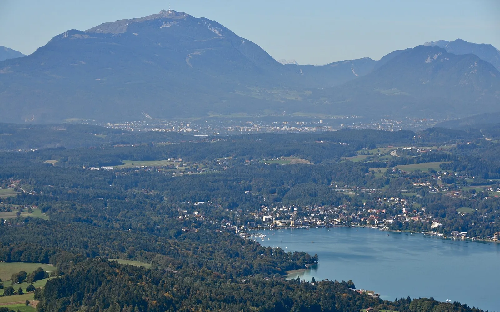 Dobratsch mountain above Villach