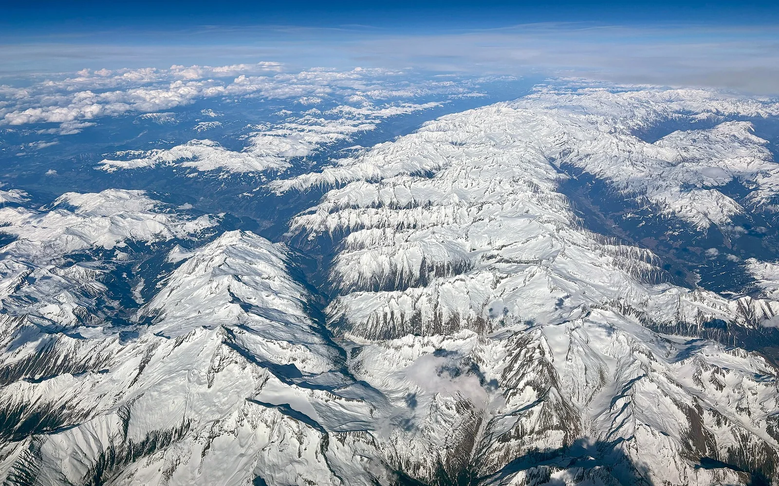 Villages and mountains in the Zillertal