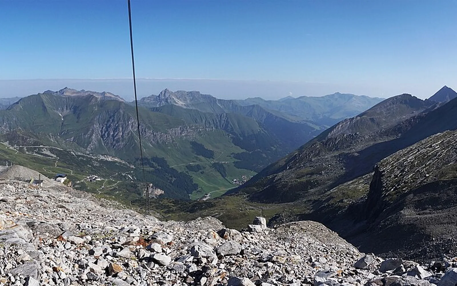 Hintertux Glacier above the Zillertal