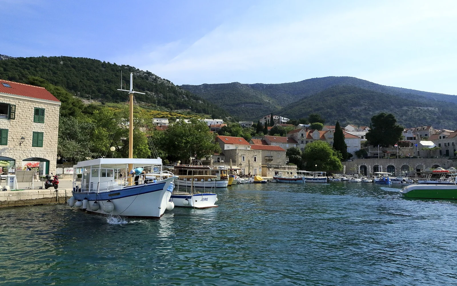 Bol harbour and waterfront on Brač