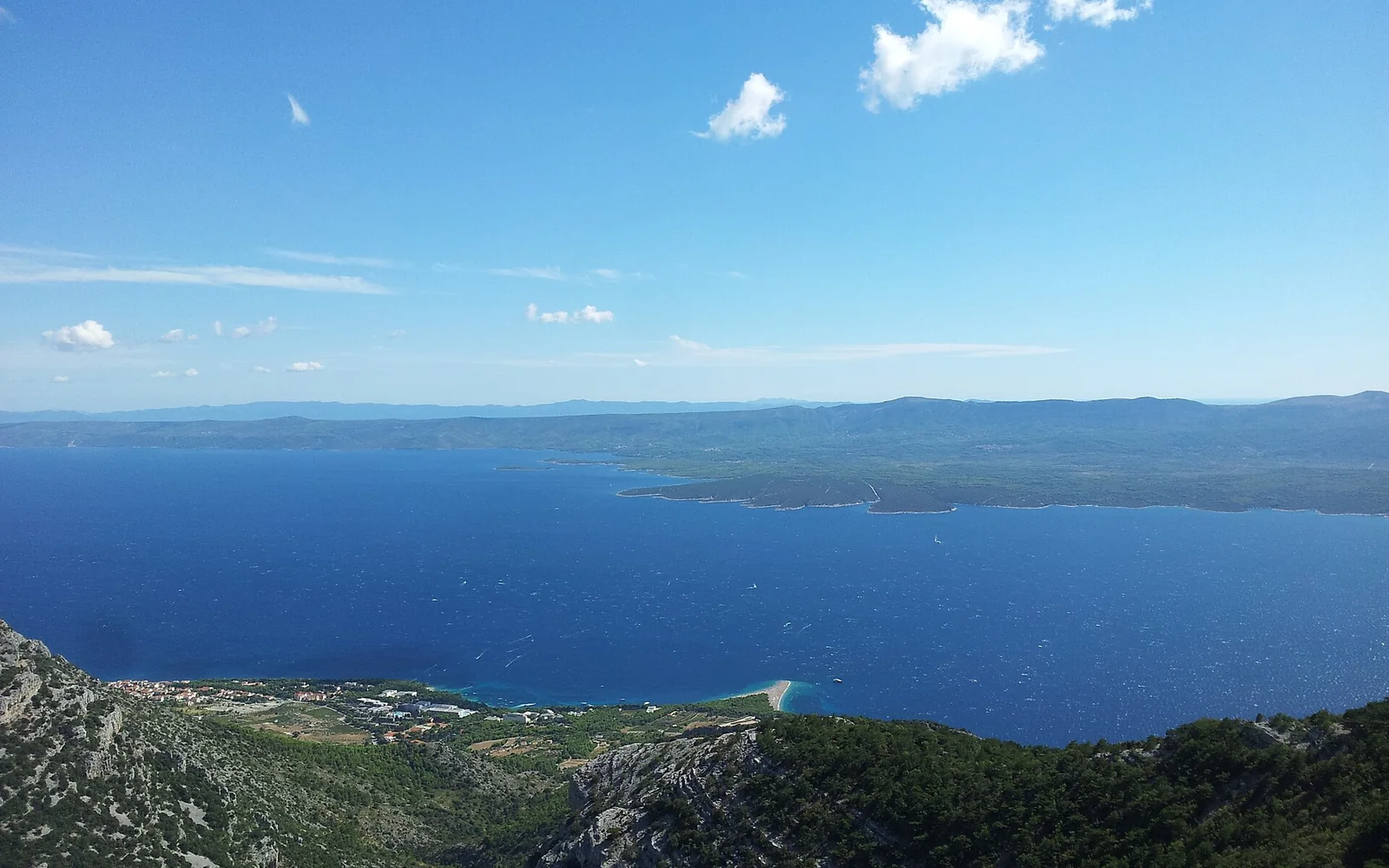 View from Vidova Gora across Brač and the Adriatic