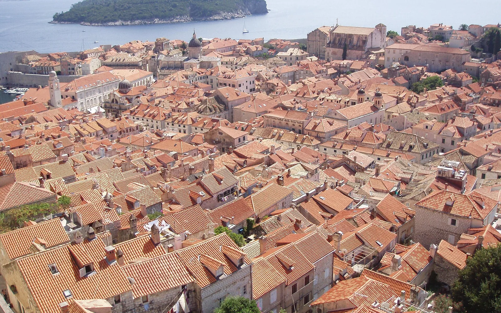 Dubrovnik Old Town and its sea-facing walls