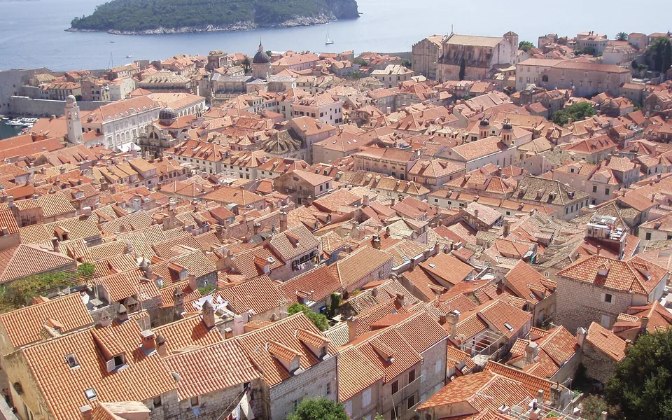 Dubrovnik Old Town and its sea-facing walls