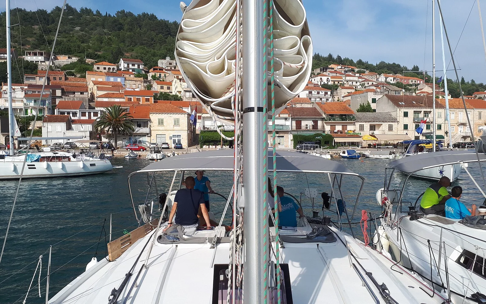 Vela Luka harbour on western Korčula Island