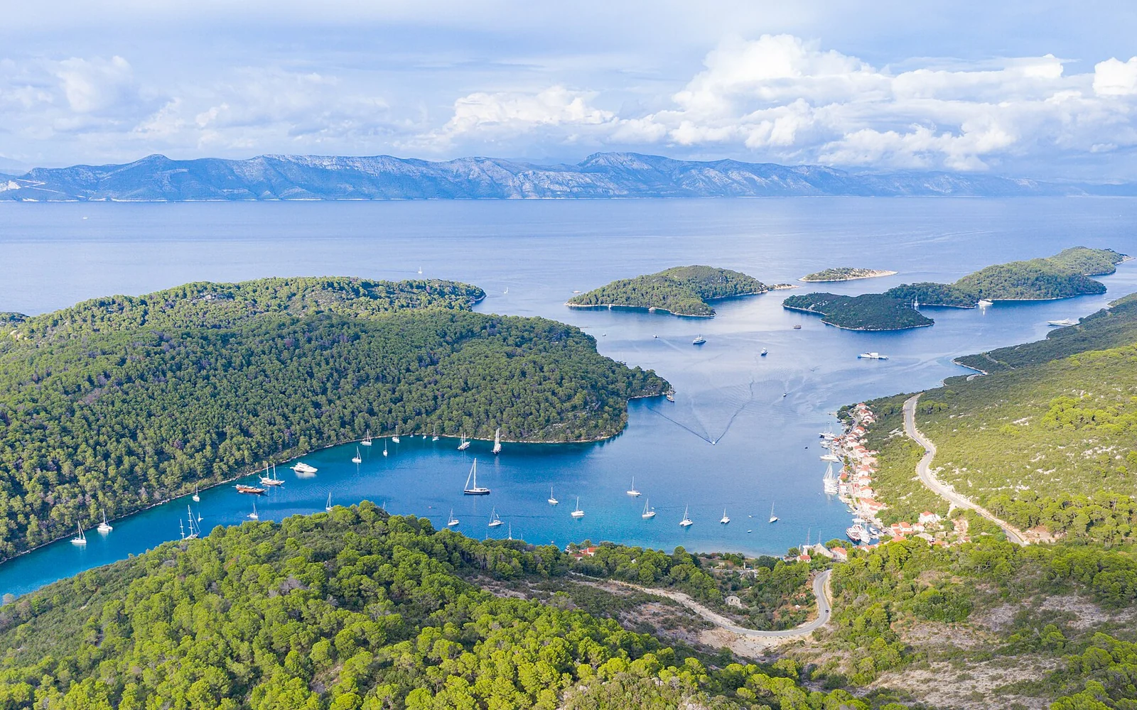 Sobra harbour on Mljet Island