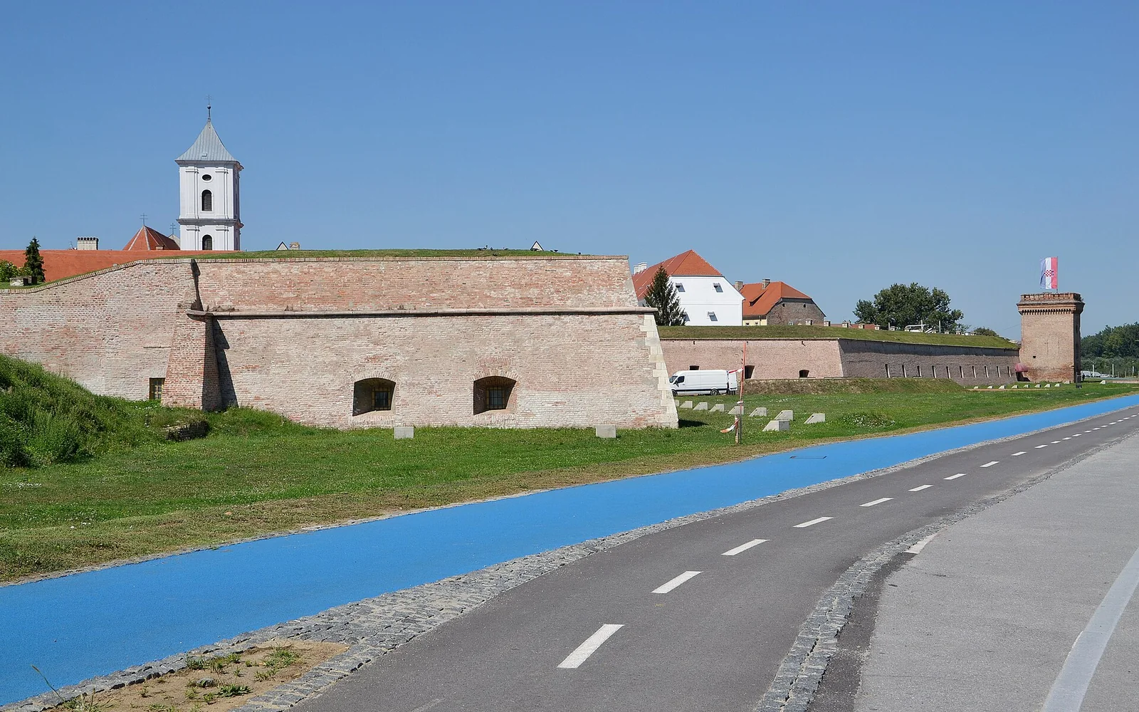 Historic Tvrđa quarter in Osijek