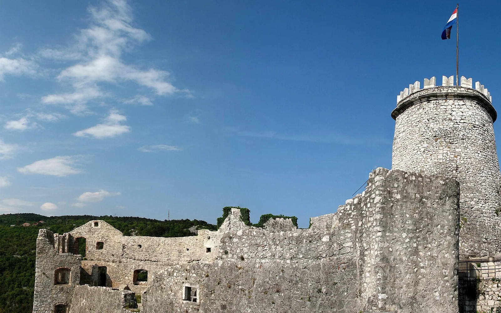 Trsat Castle on the hill above Rijeka