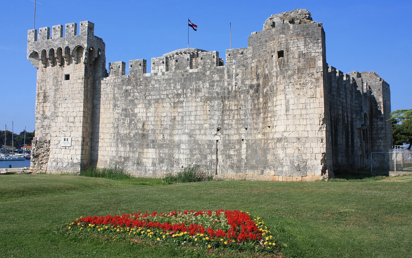 Kamerlengo Fortress at the edge of Trogir Old Town