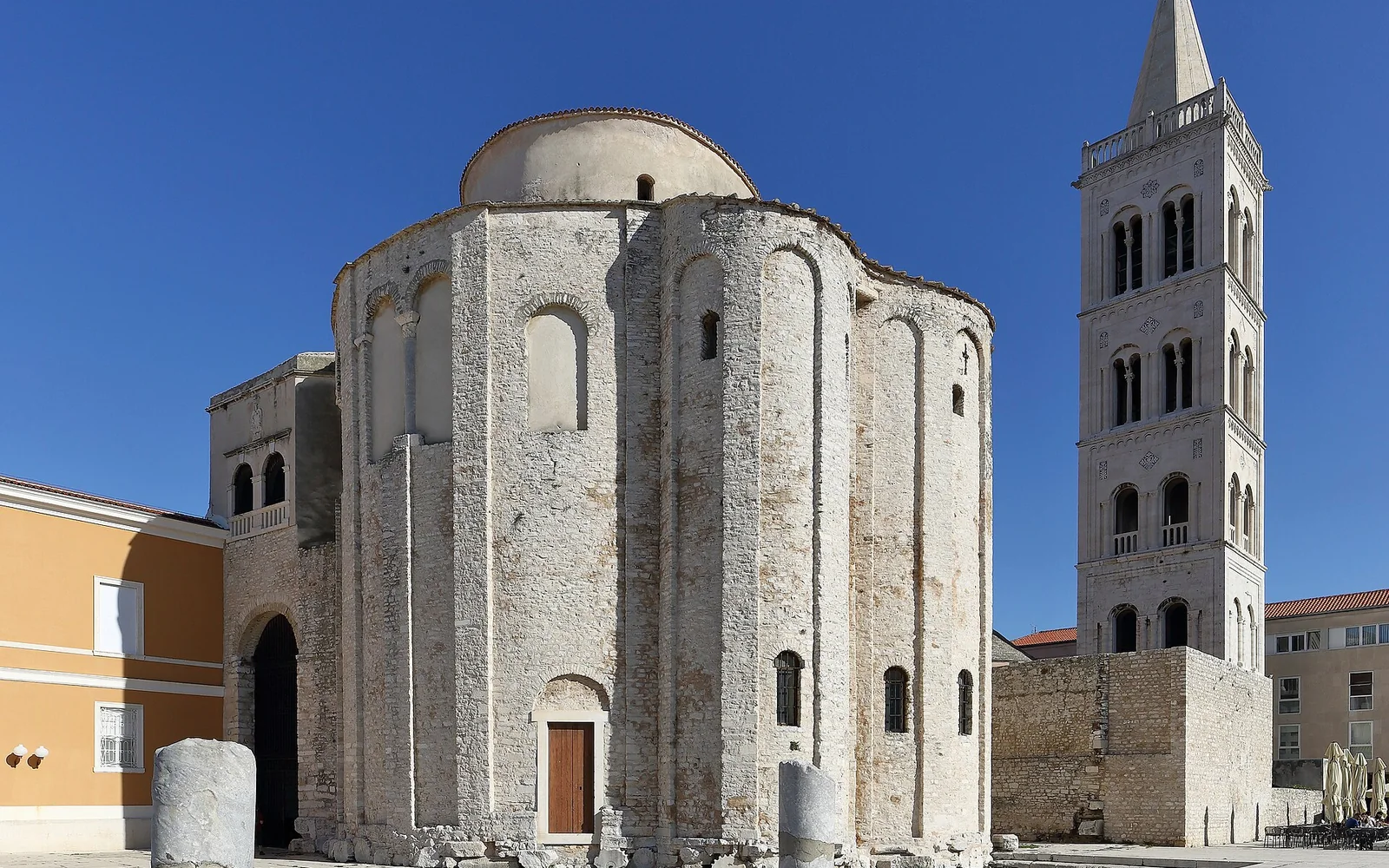 Round Church of St Donatus beside the Roman Forum in Zadar