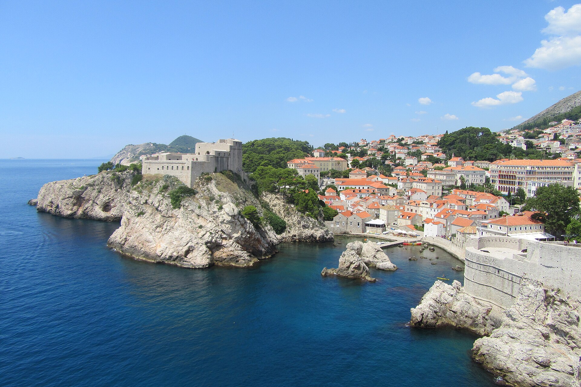 Travel view in Croatia