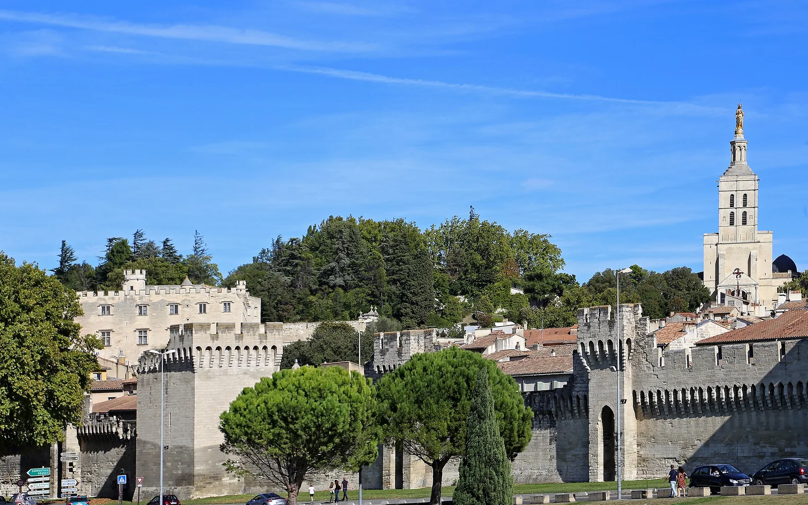 A street within Avignon's historic walls
