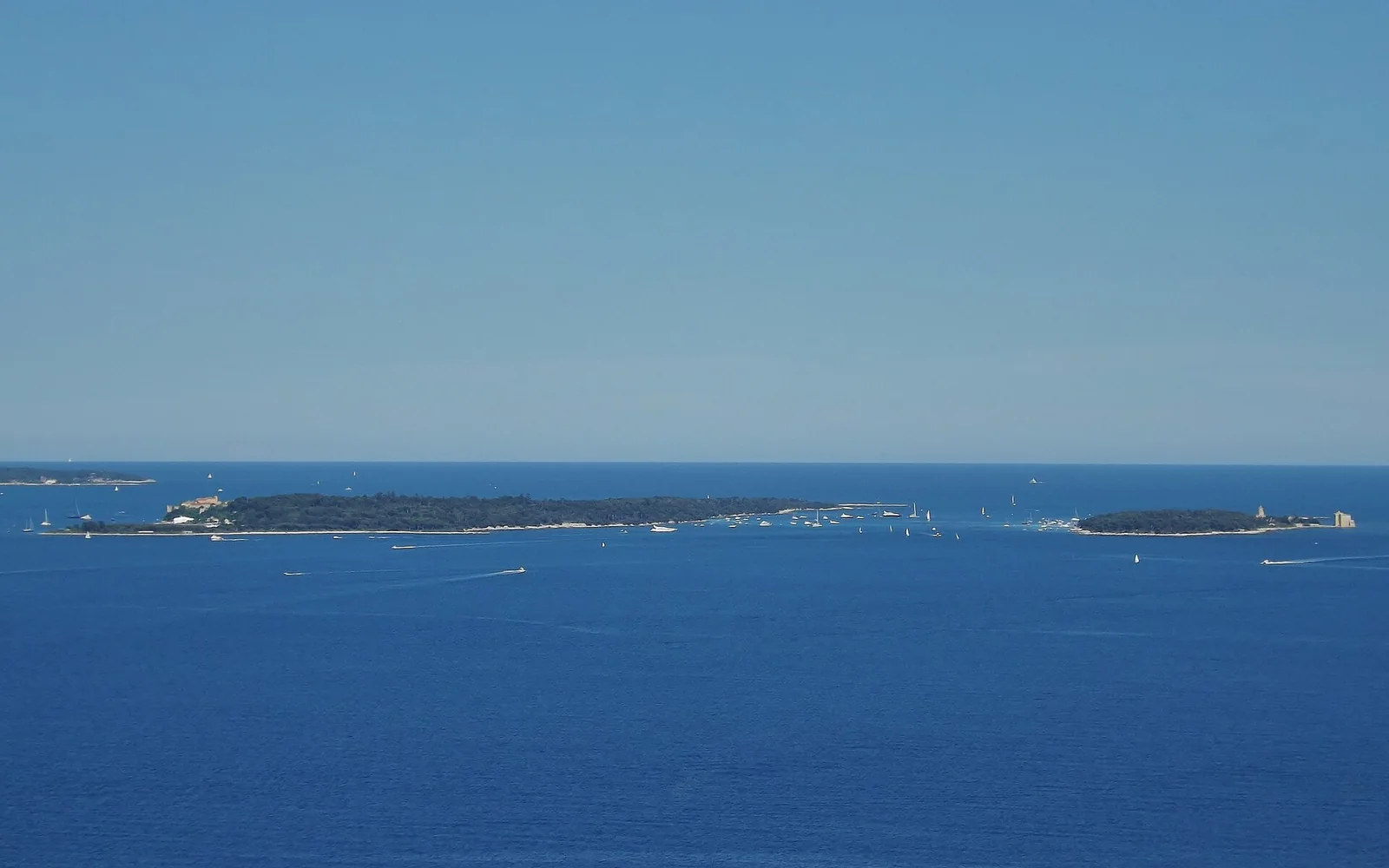 The Lérins Islands off the coast near Cannes