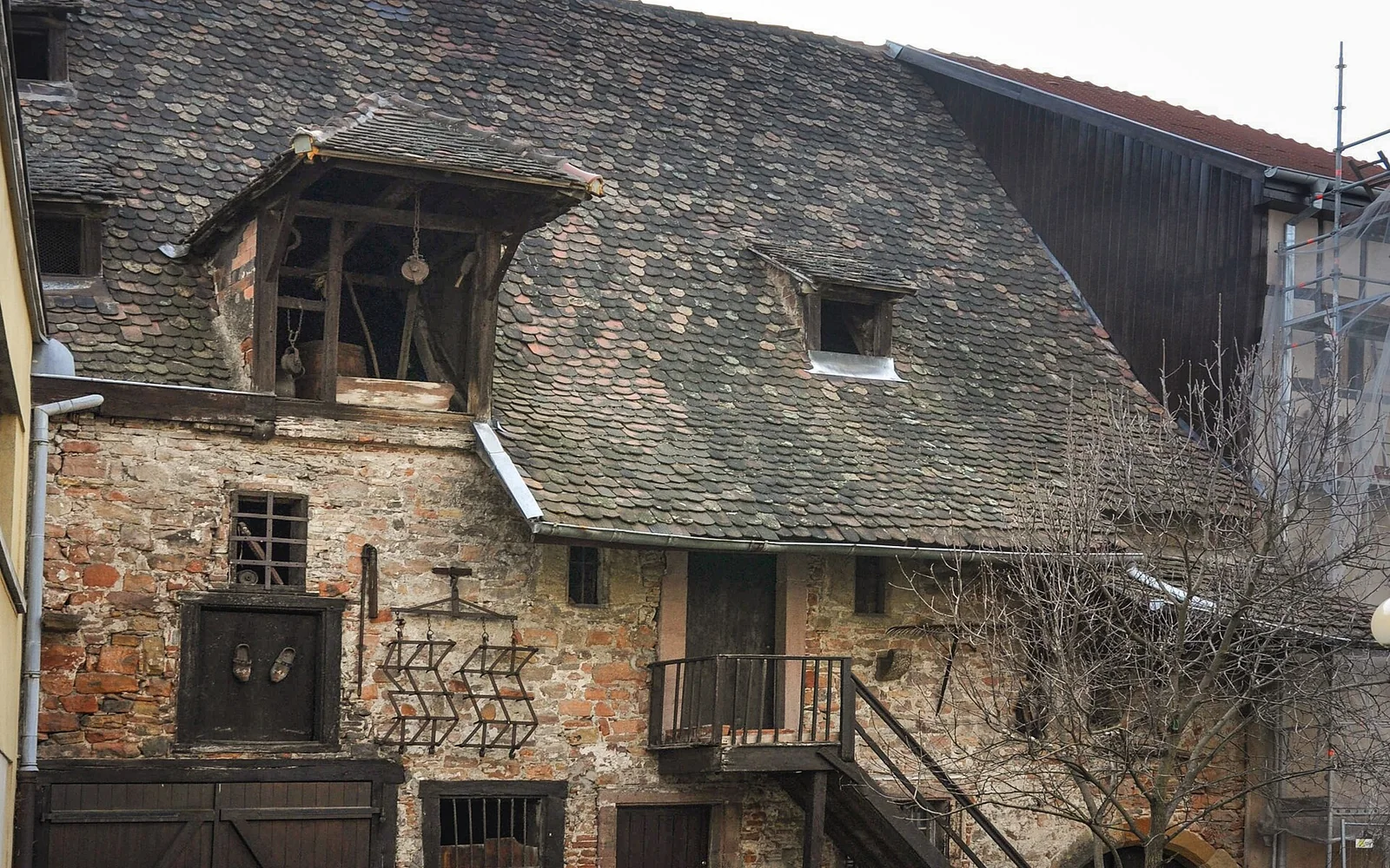 Vineyards and an Alsace village near Colmar