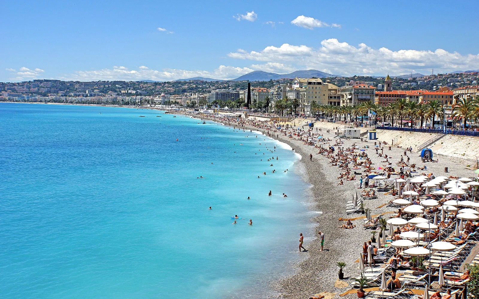 The Mediterranean coast around Èze on the French Riviera
