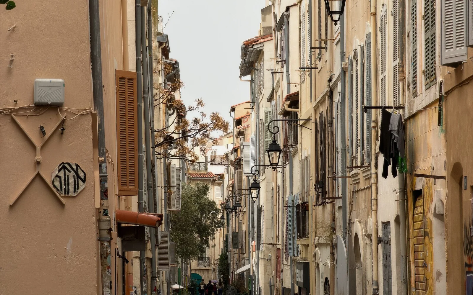 A street in Marseille's Le Panier district
