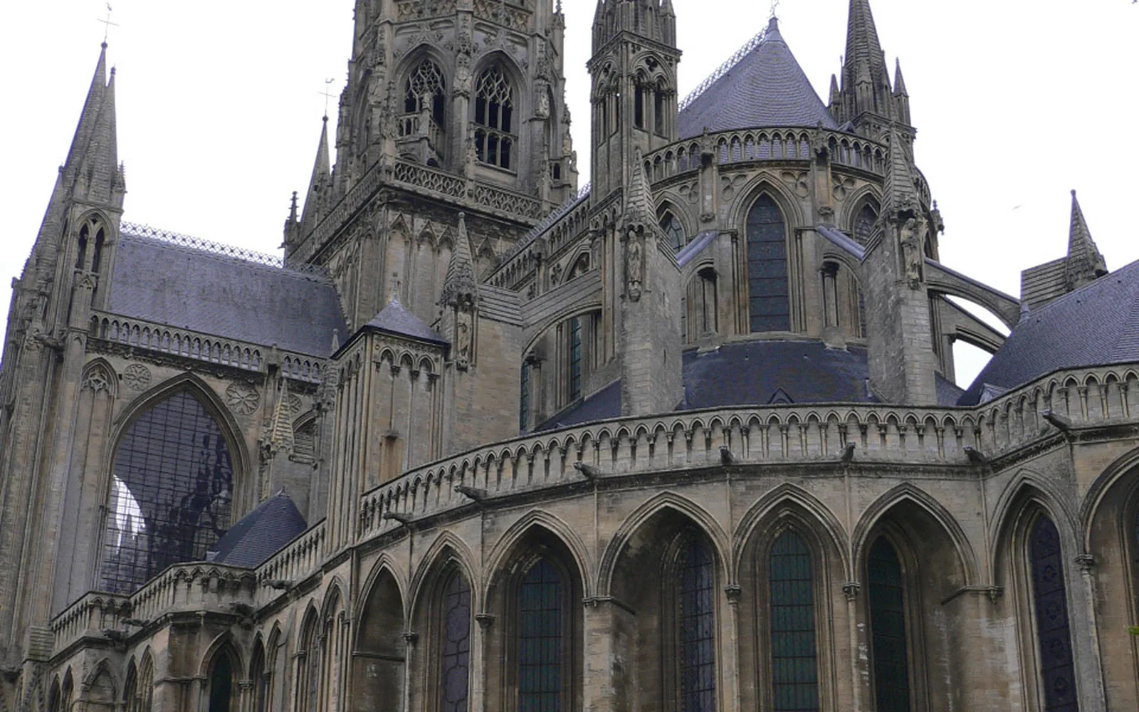 Bayeux Cathedral above the historic centre