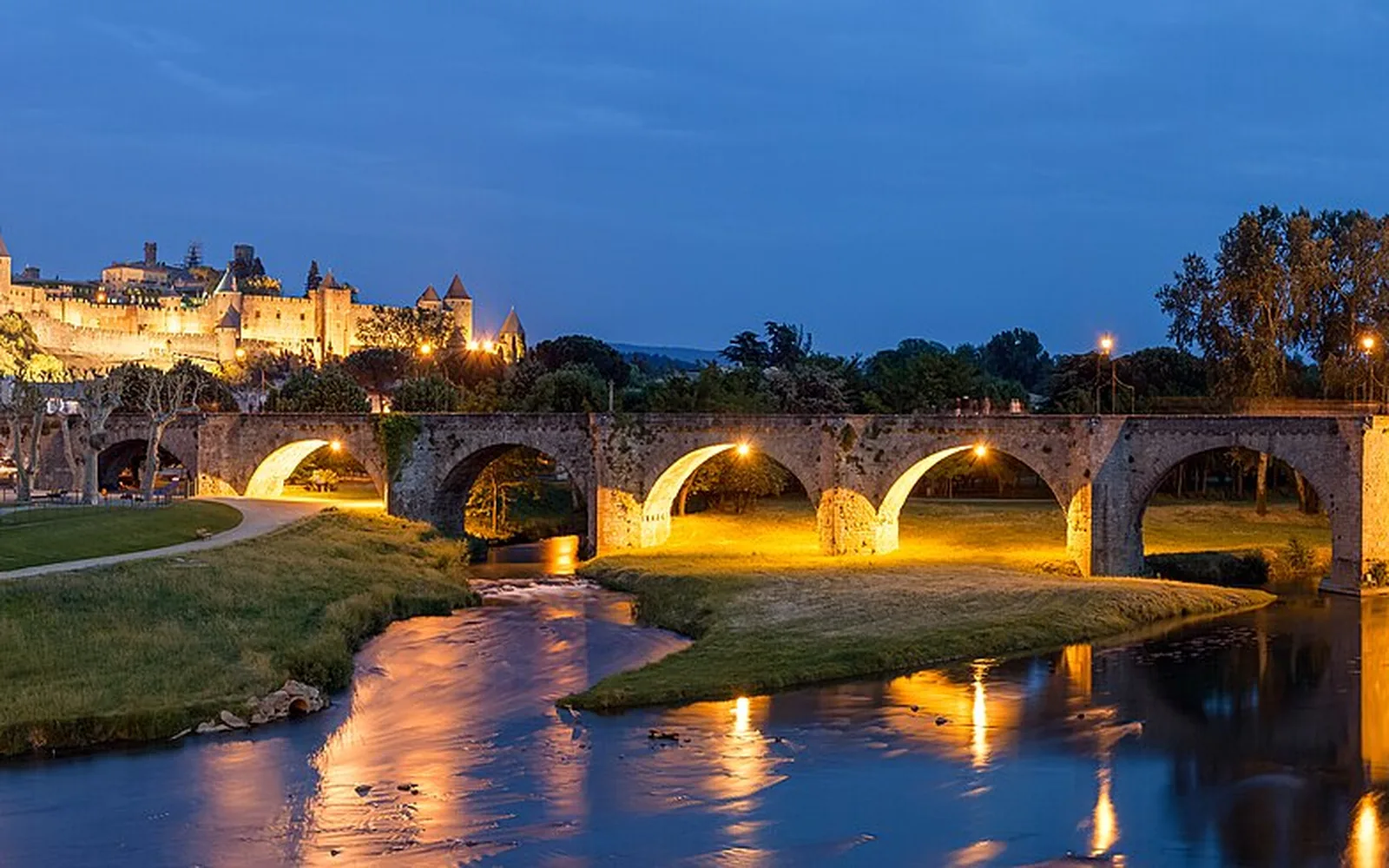 The fortified medieval city of Carcassonne
