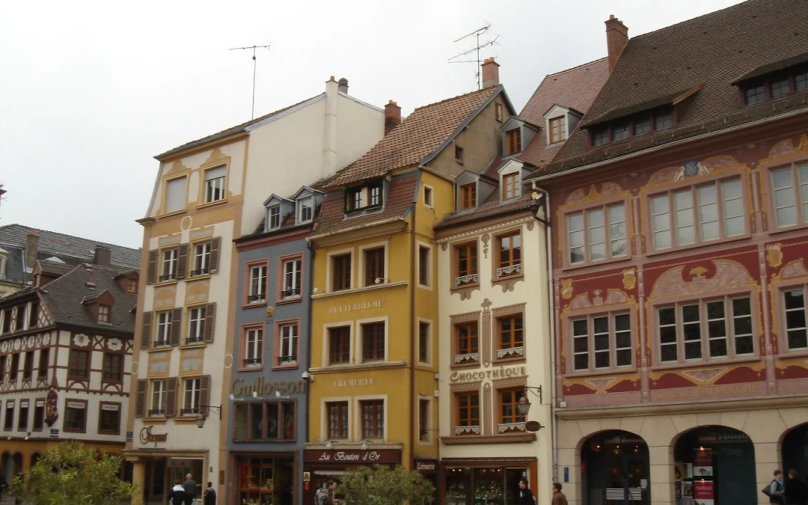 Place de la Réunion in the historic centre of Mulhouse