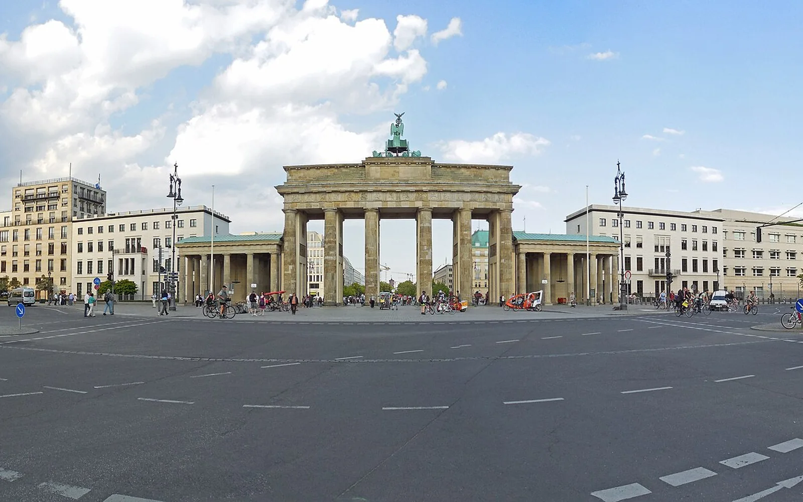 Brandenburg Gate in central Berlin