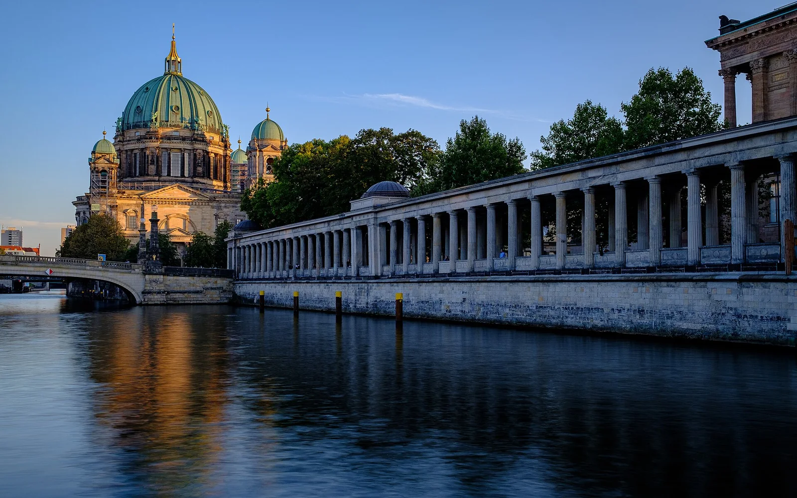 Museum Island and Berlin Cathedral beside the River Spree
