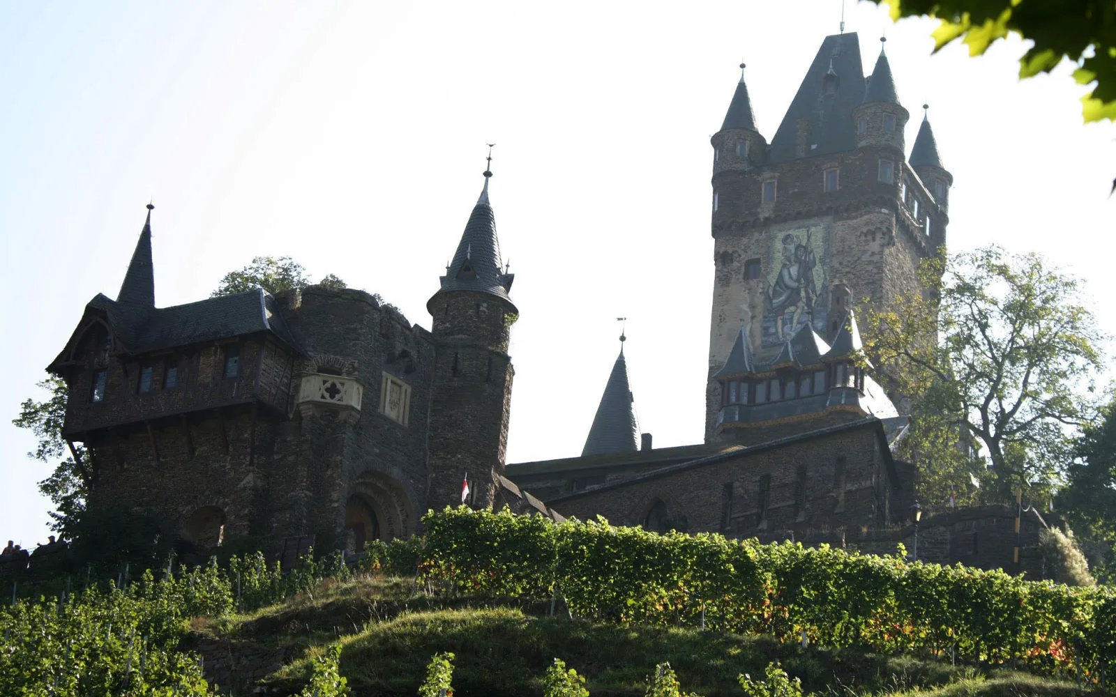 Reichsburg Castle above Cochem and the Moselle