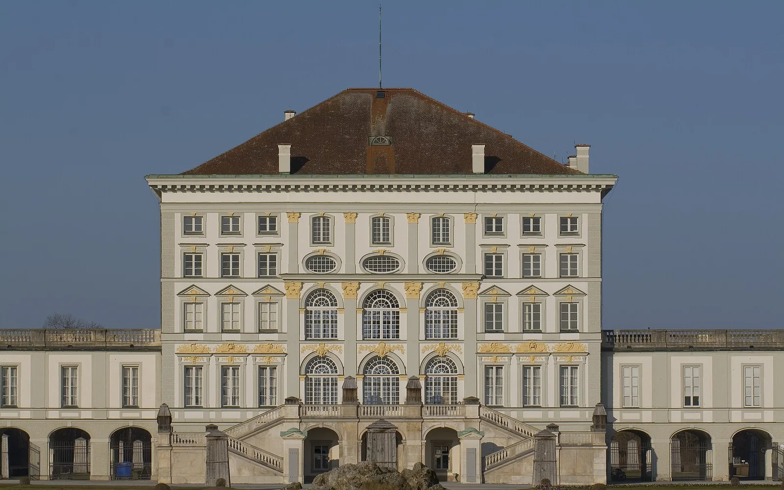 Nymphenburg Palace and its formal grounds in Munich