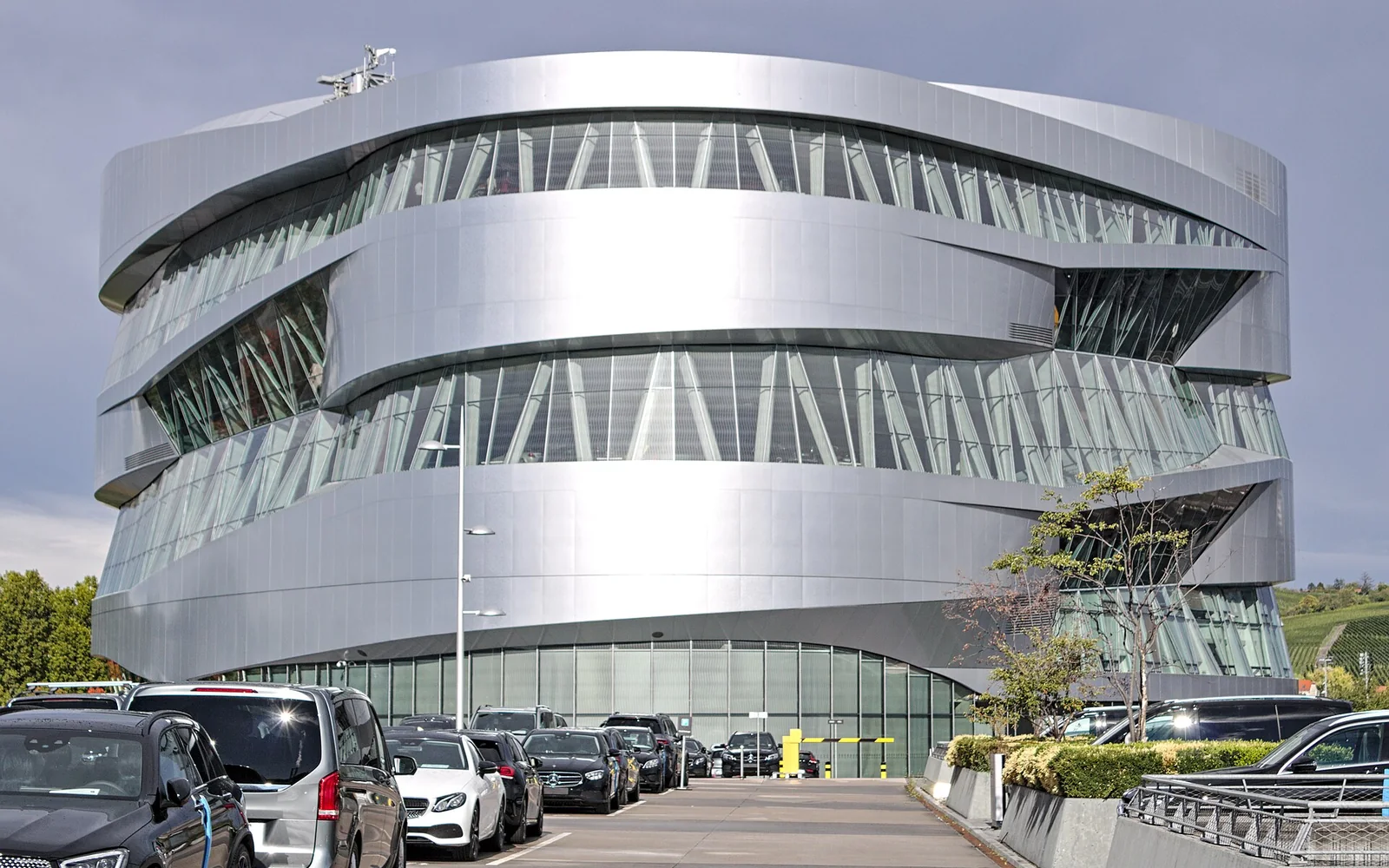 The Mercedes-Benz Museum in Stuttgart