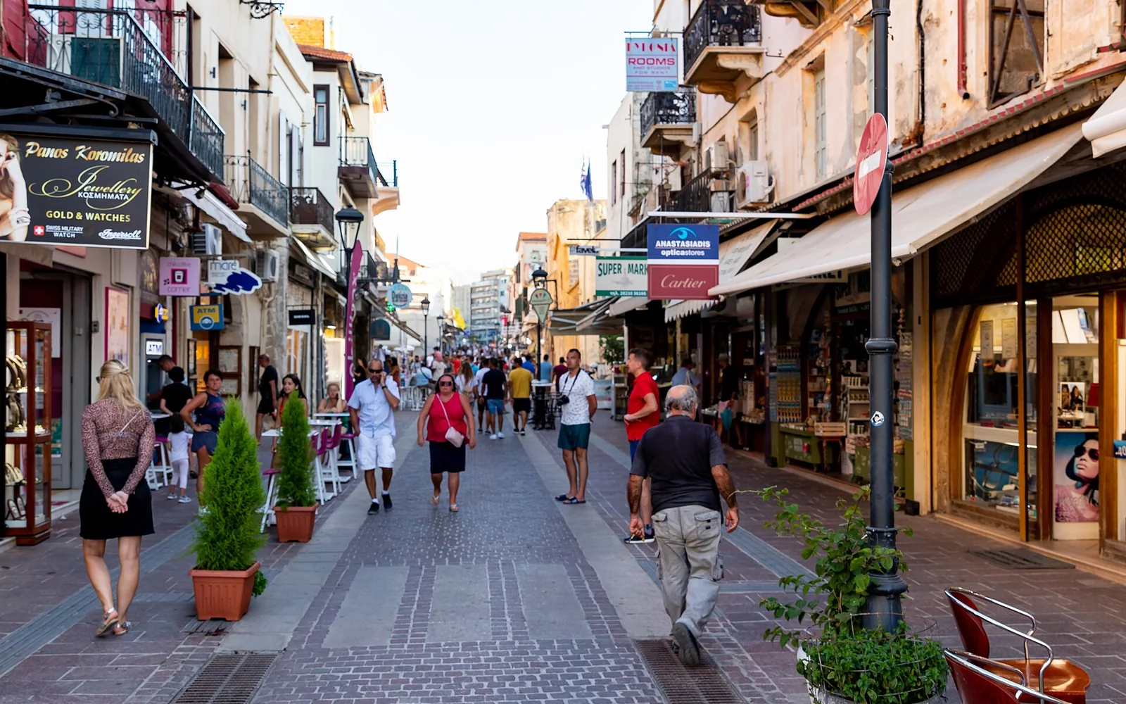Historic buildings in Chania's old town