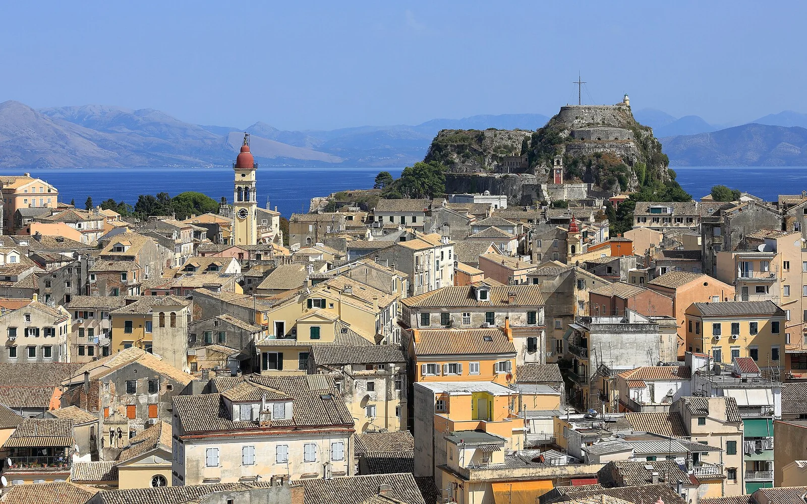 Historic lanes in Corfu Town