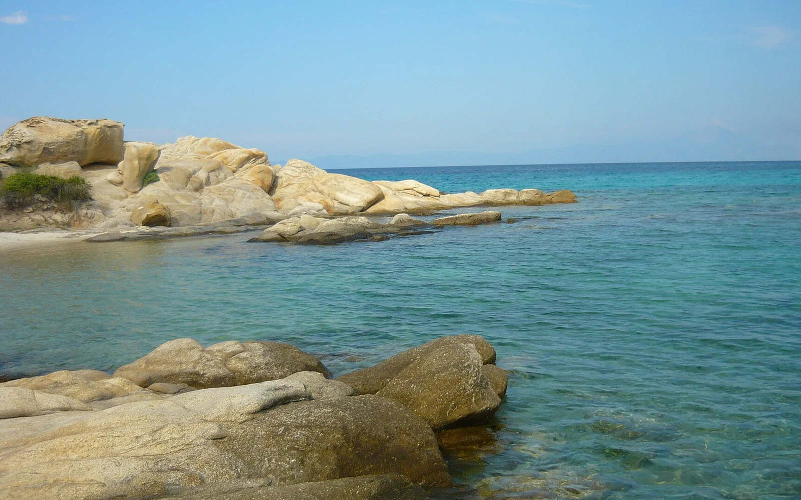 Islands and clear water near Vourvourou