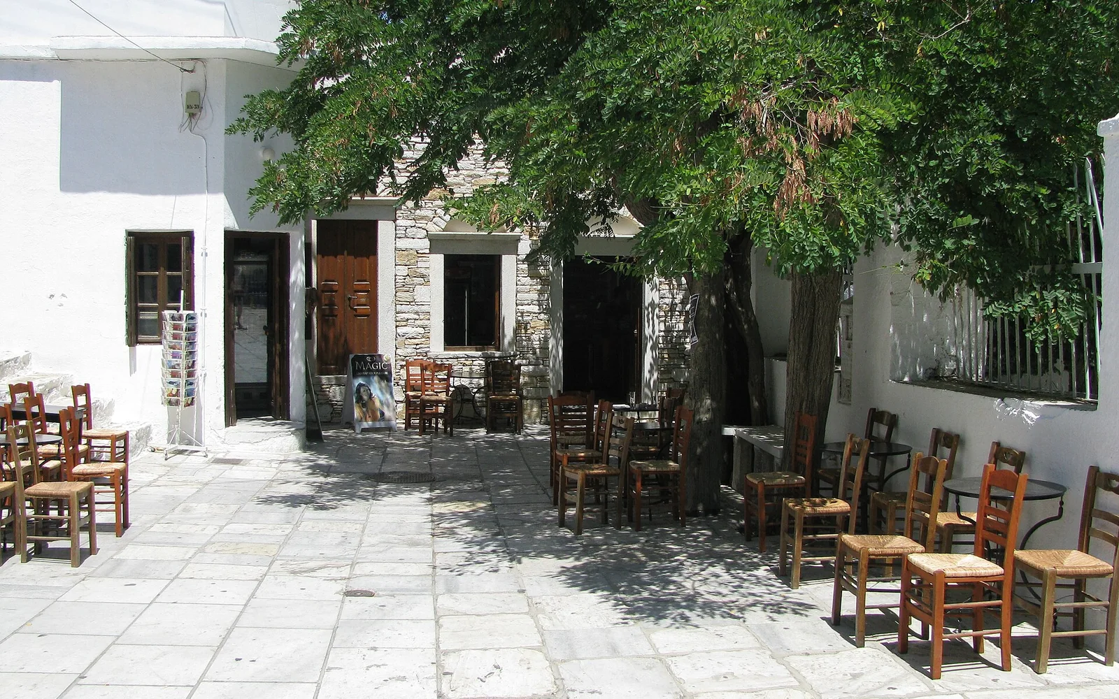 The mountain village of Apiranthos on Naxos