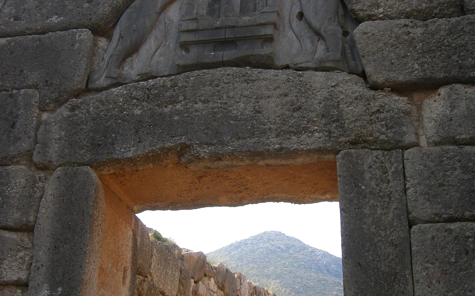 The Lion Gate at ancient Mycenae
