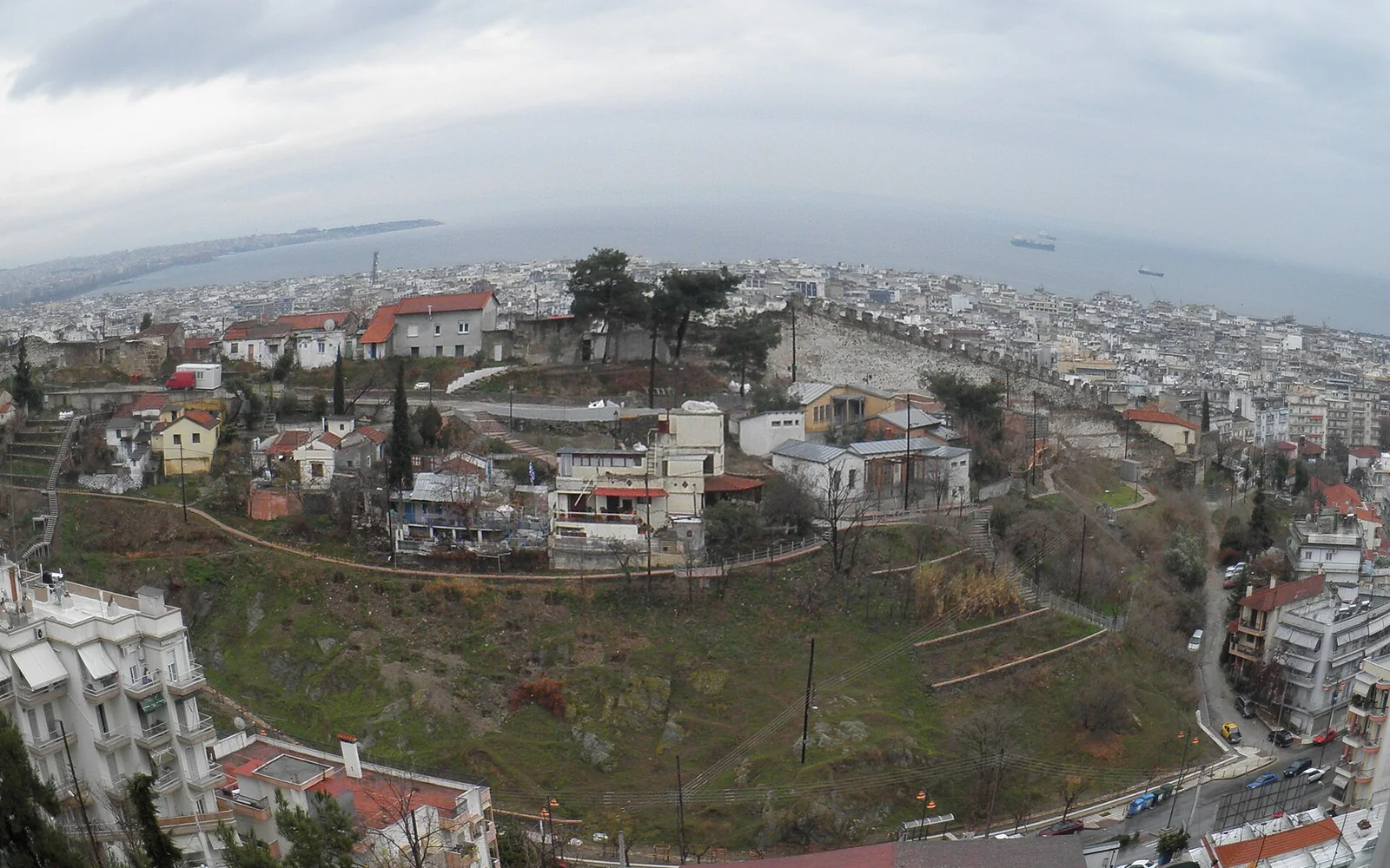 The city seen from the walls of Ano Poli