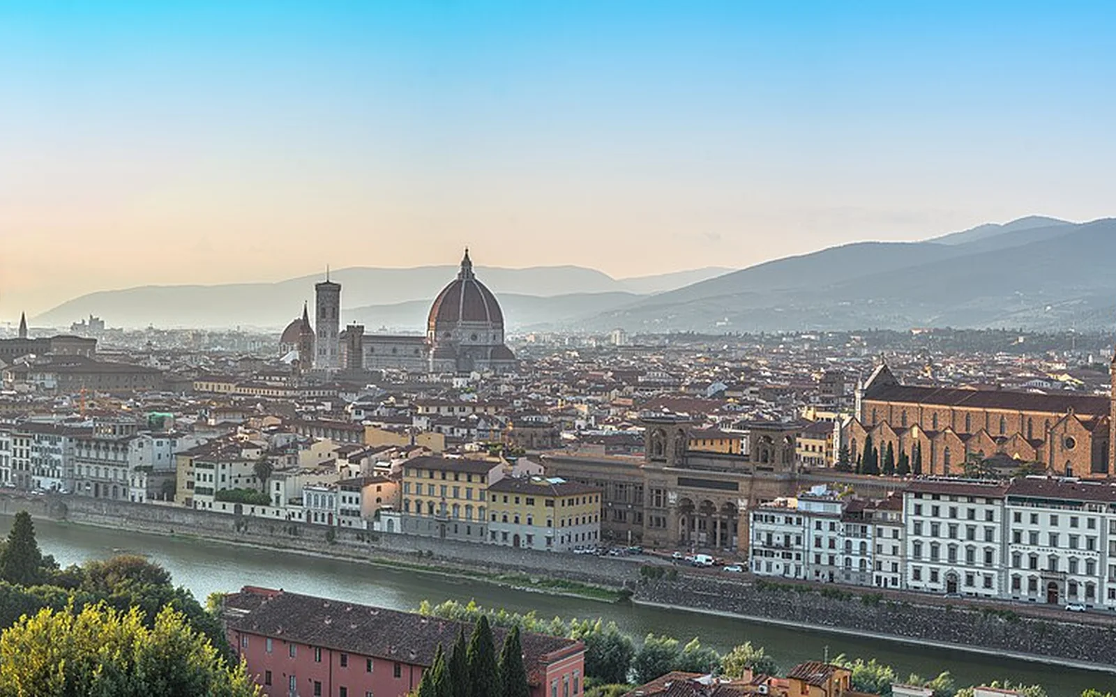 Florence Cathedral rising above the historic centre