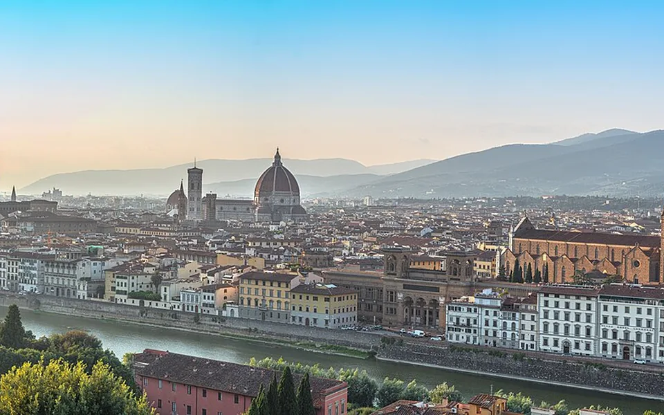 Florence Cathedral rising above the historic centre