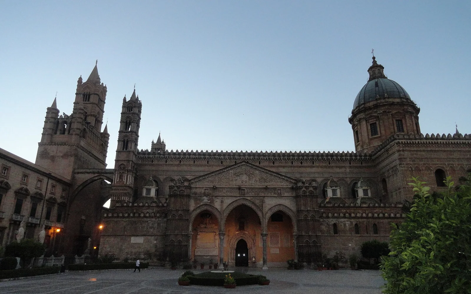 Palermo Cathedral and its historic exterior