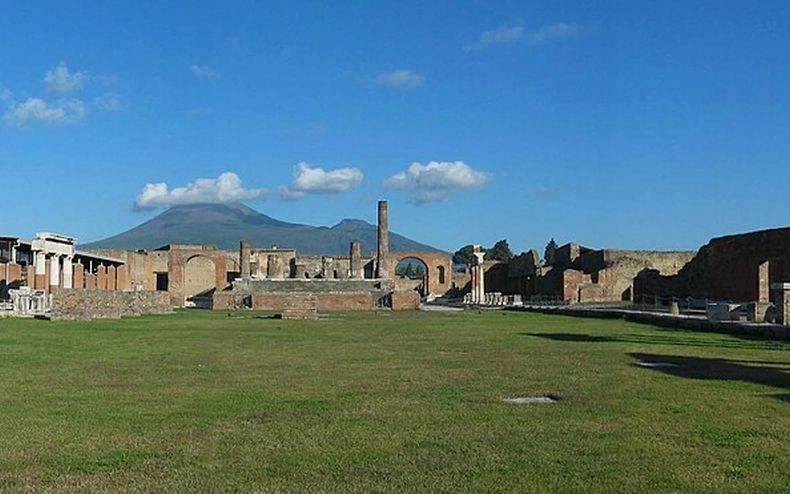 The Forum within the Pompeii archaeological site
