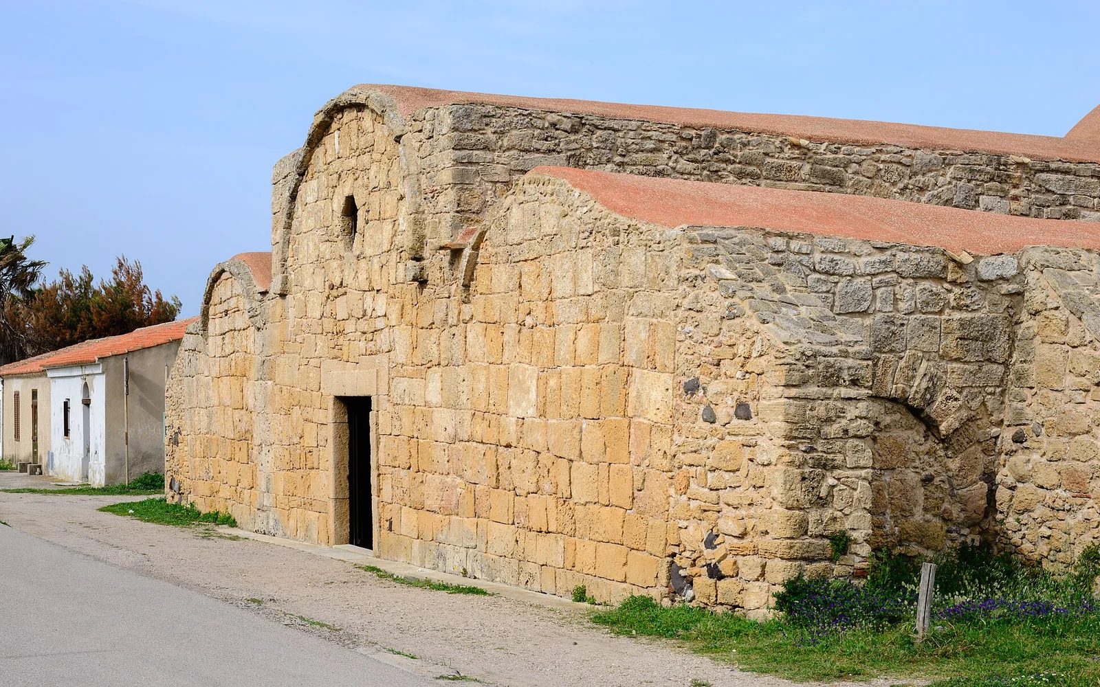 The Church of San Giovanni di Sinis on Sardinia's west coast