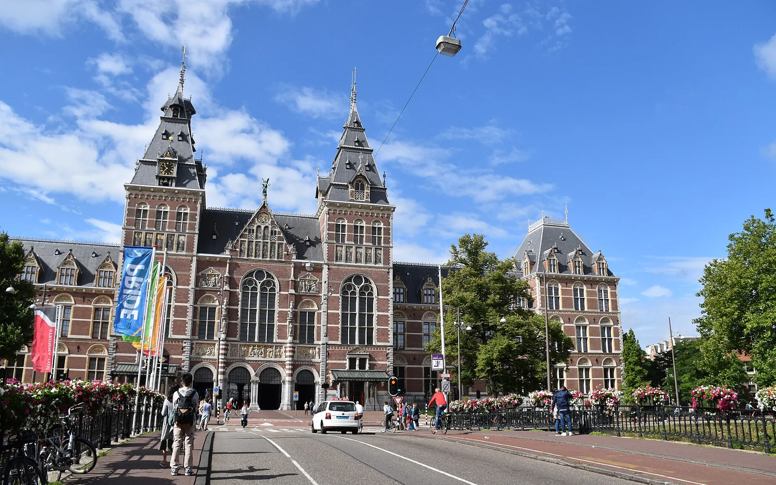 The north facade of the Rijksmuseum in Amsterdam