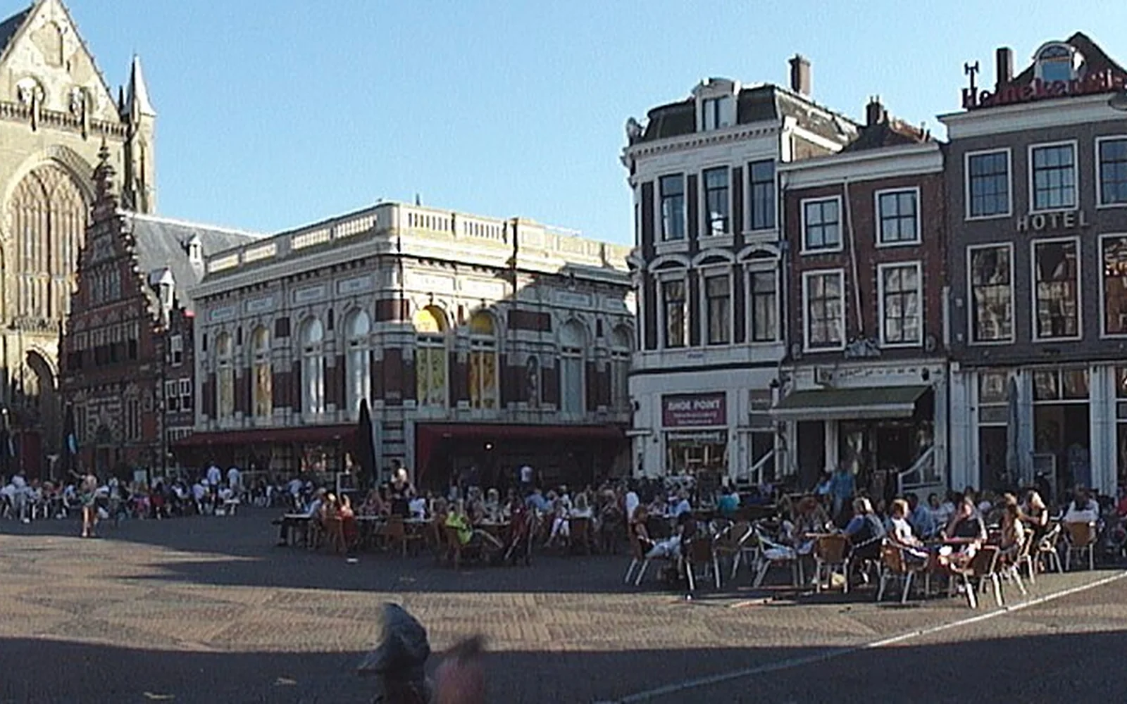 Grote Markt and the Grote Kerk in Haarlem