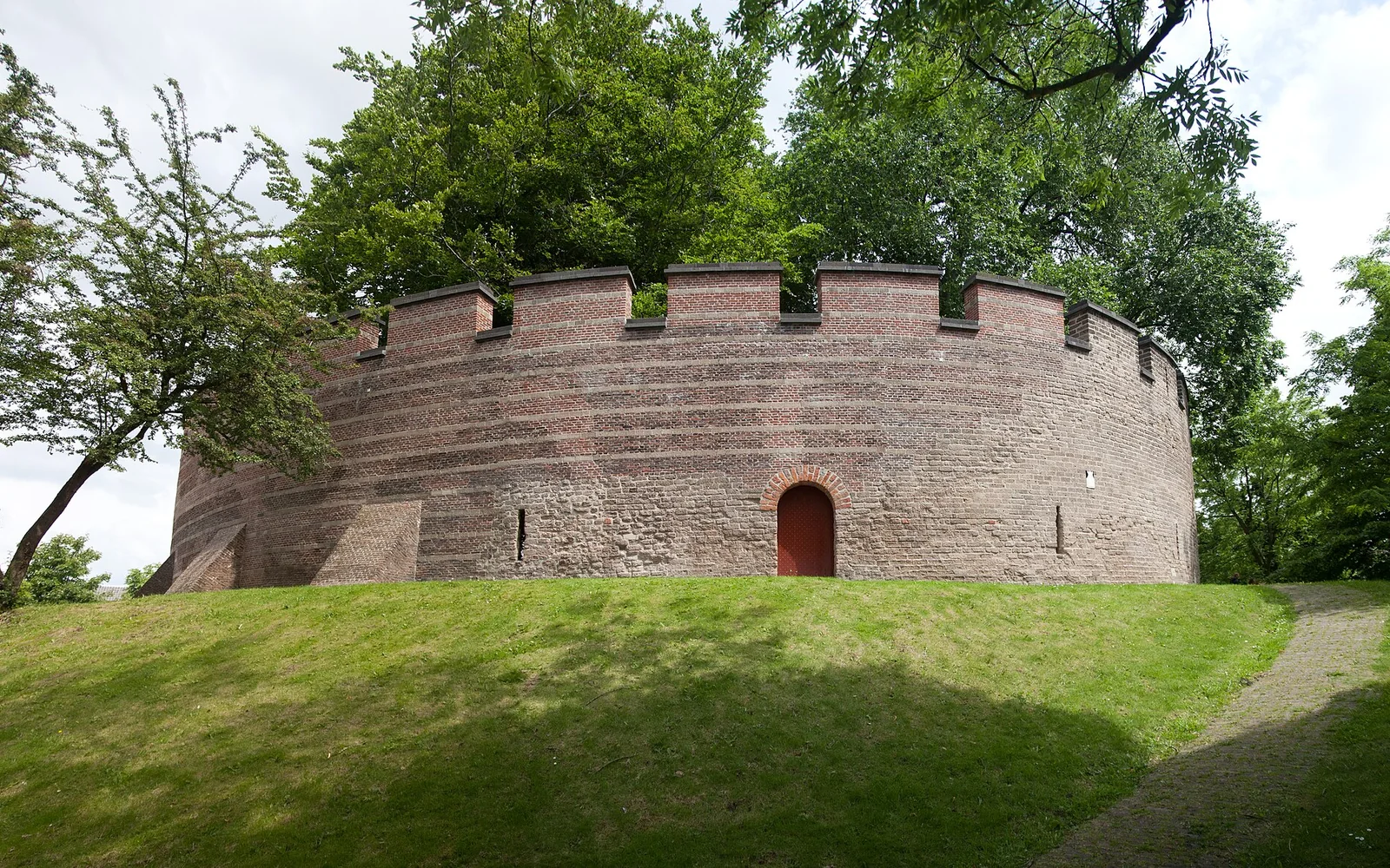 The historic Burcht in central Leiden